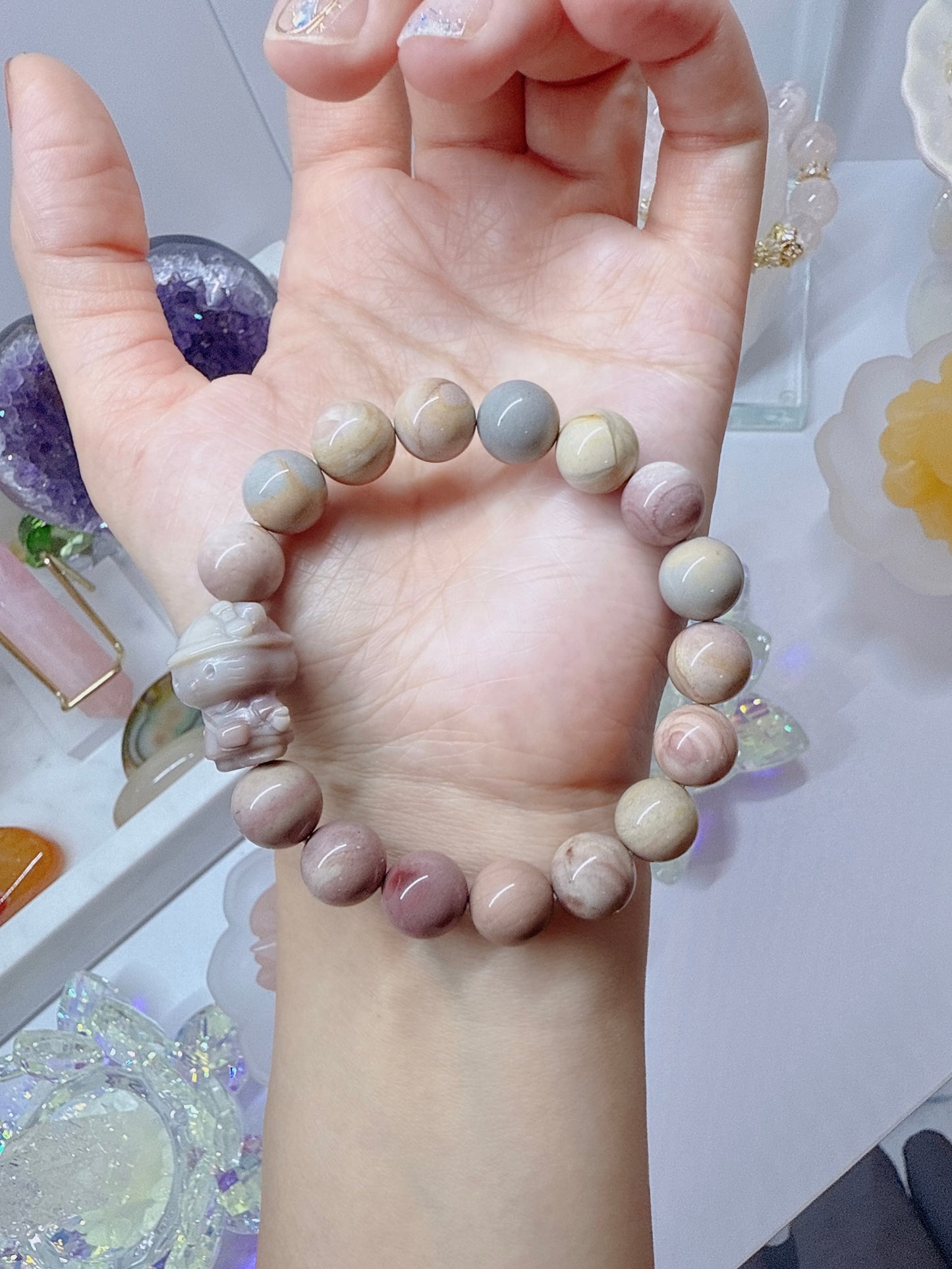 Alxa Agate Meditation Bracelet