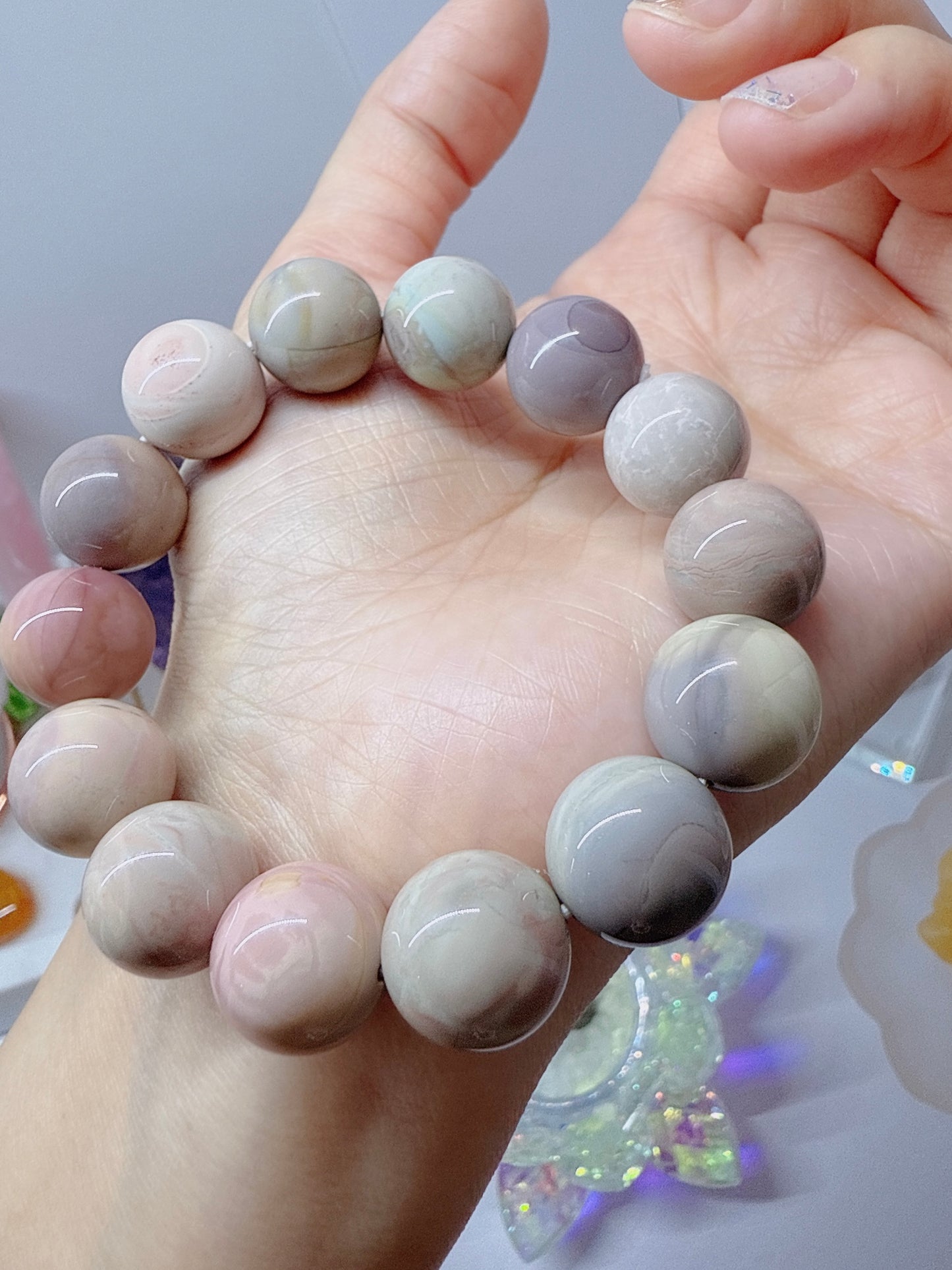 Alxa Agate Meditation Bracelet
