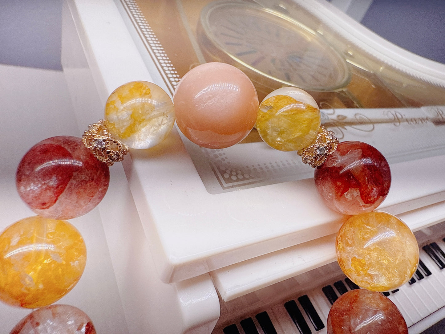 High Quality Designed Autumn Scene Hematoid Quartz