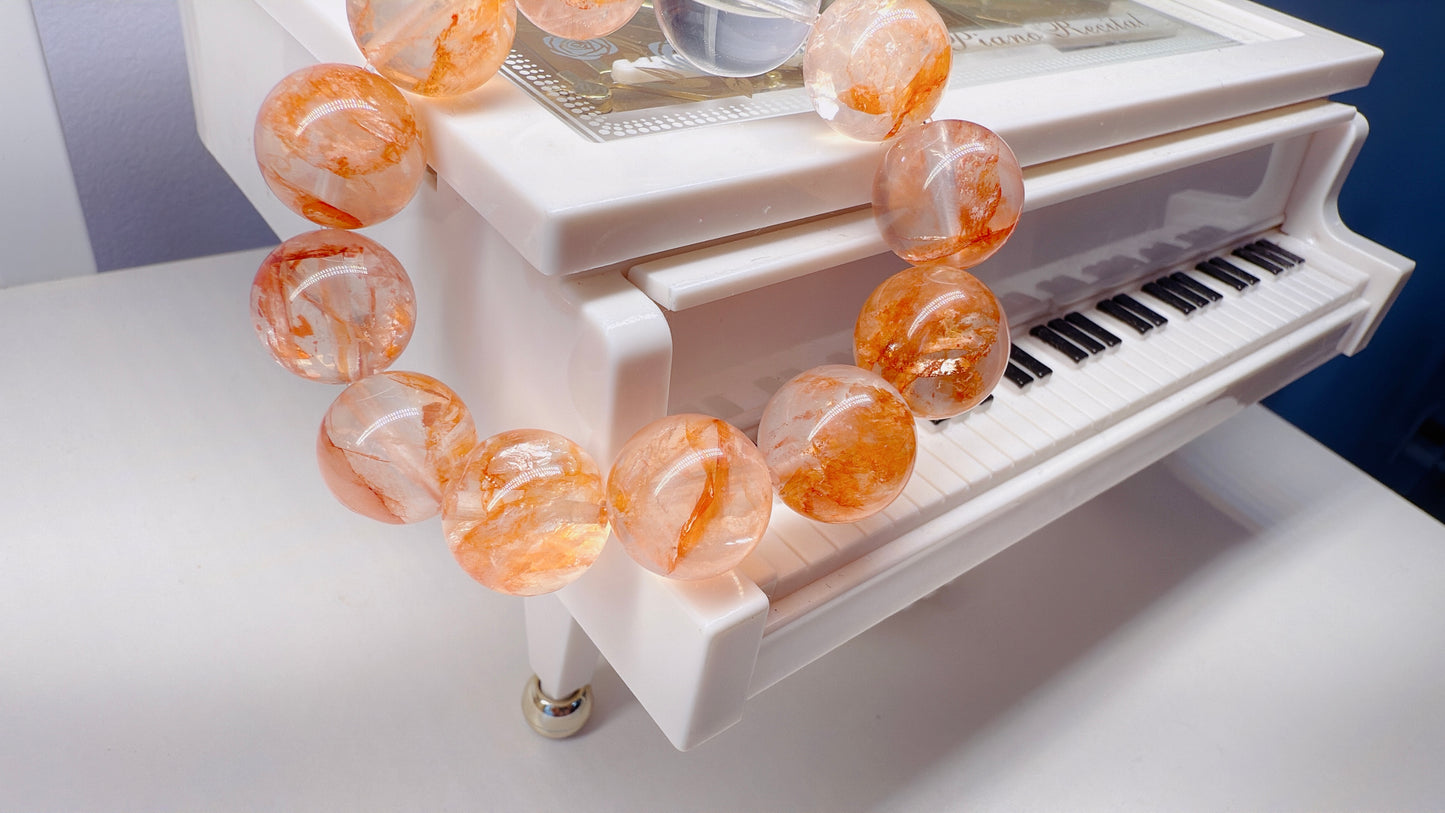 Top Grade Fanta Flower Inclusion Quartz