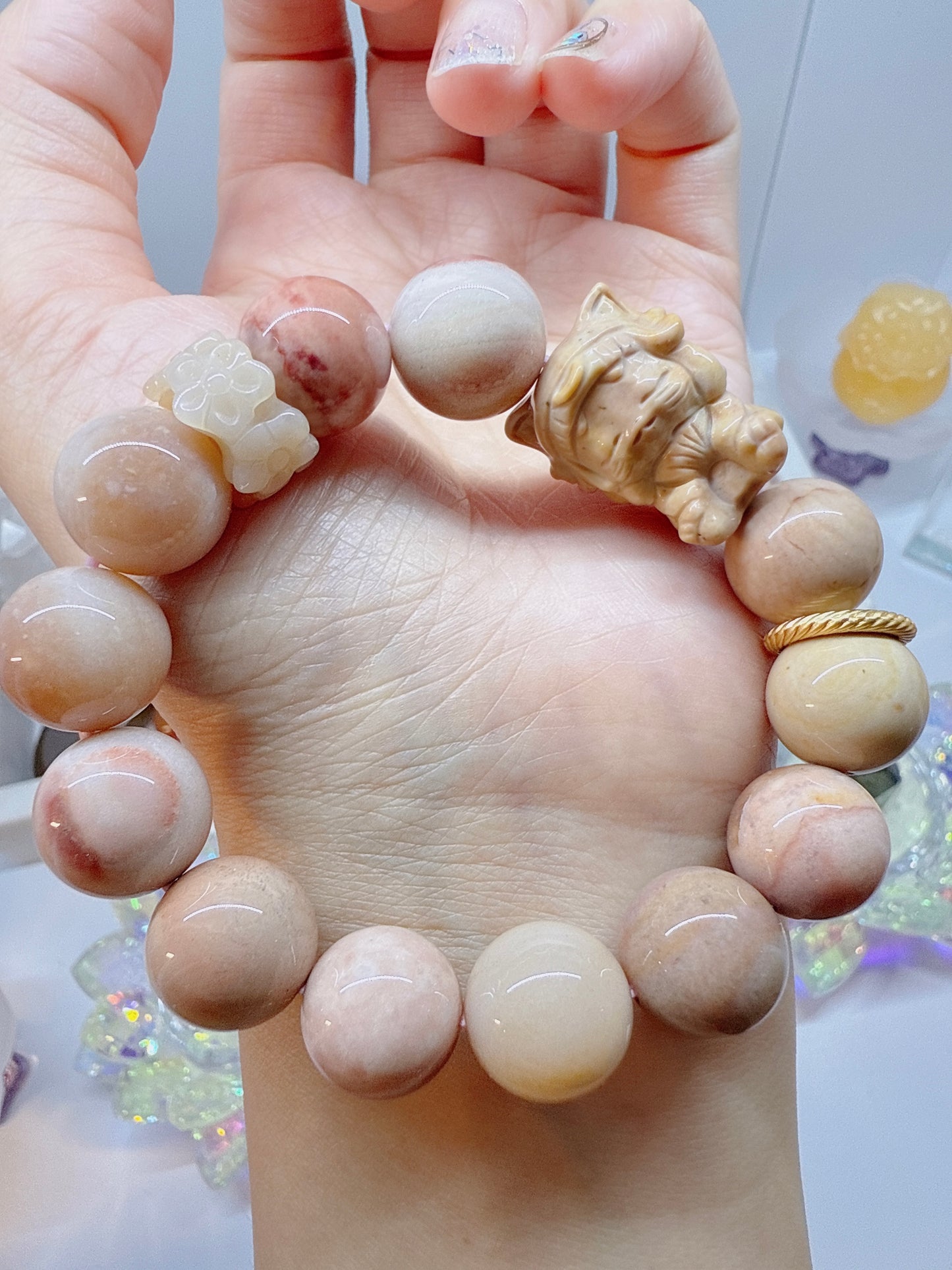Alxa Agate Meditation Bracelet