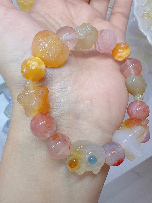 Alxa Agate Meditation Bracelet