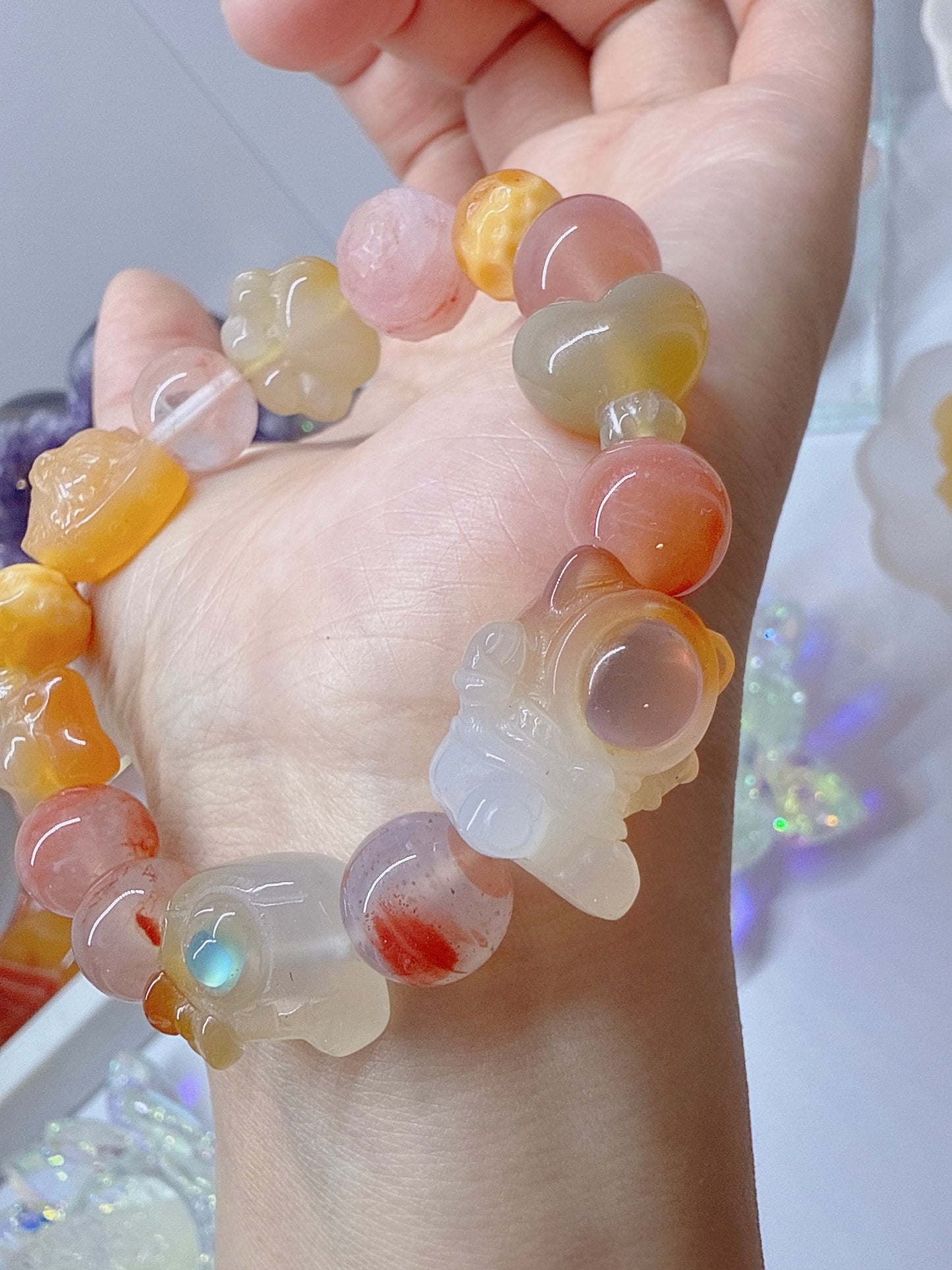 Alxa Agate Meditation Bracelet