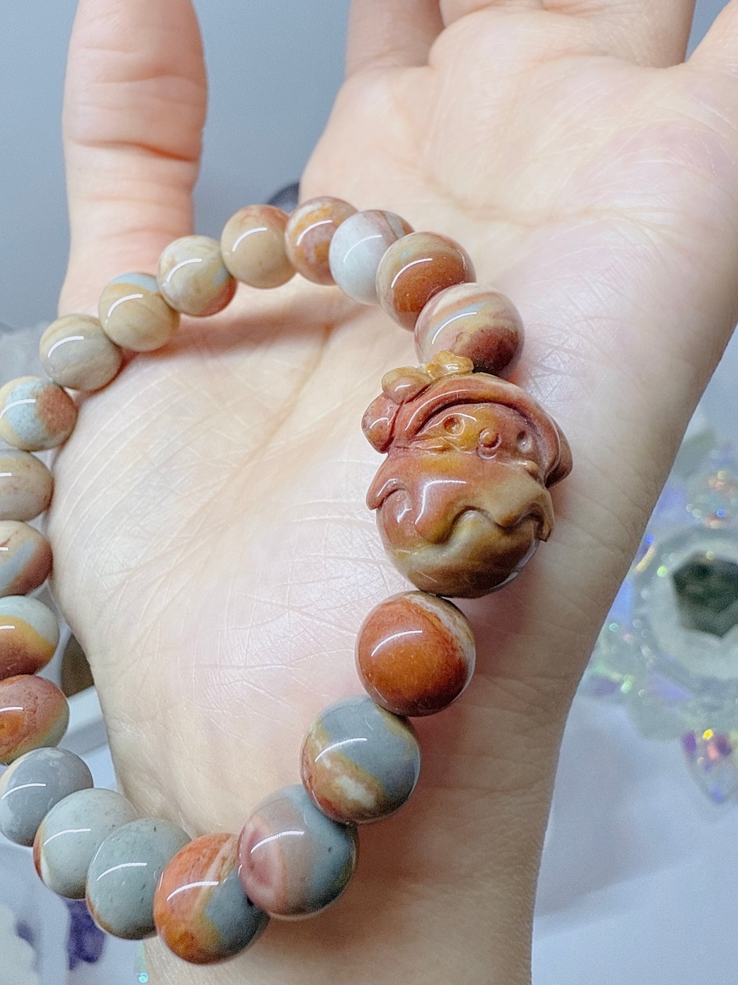 Alxa Agate Meditation Bracelet