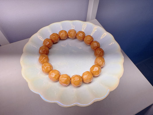 Walnut wrist bead bracelet