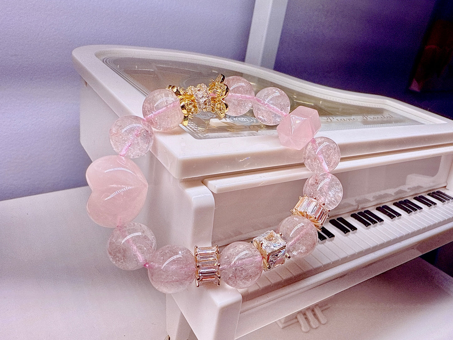 Top Quality Designed pink Hematoid Quartz