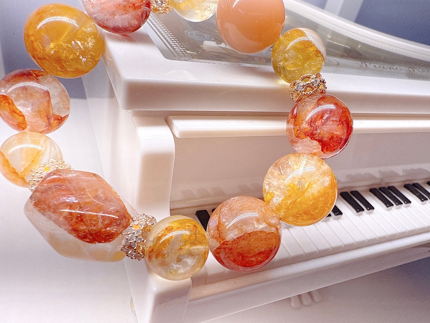 High Quality Designed Autumn Scene Hematoid Quartz